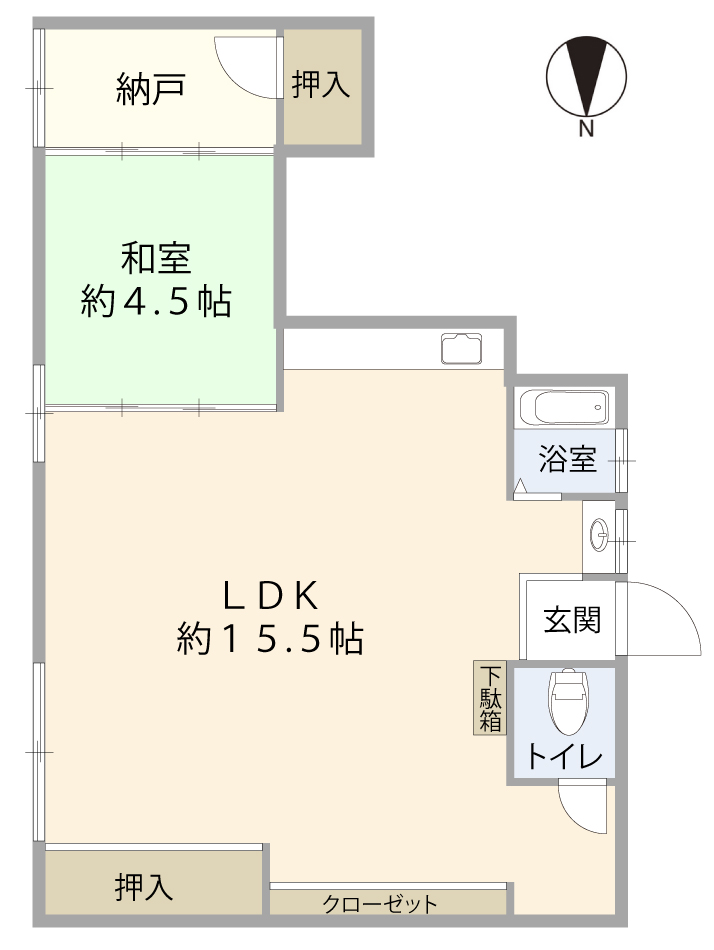 増泉コーポ　6階